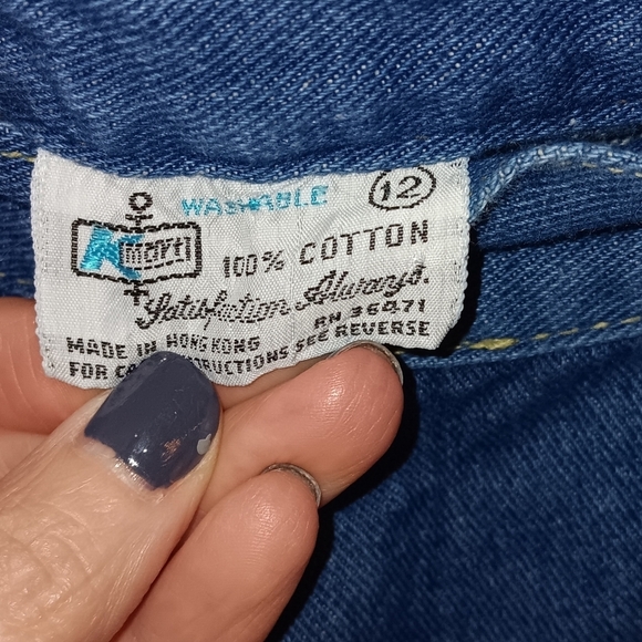 Vintage 70's Bohemian Denim Jeans Kmart 12 - Picture 6 of 6